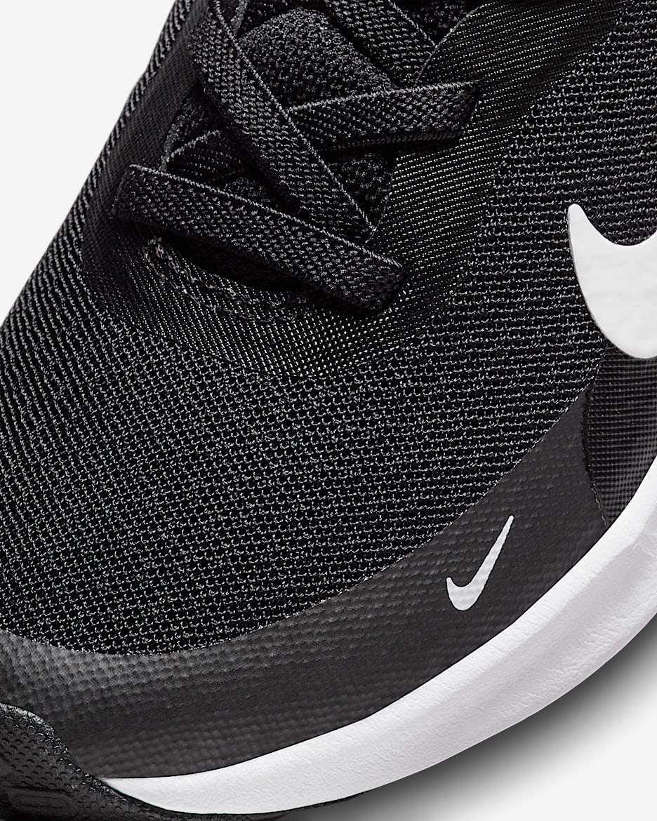 Nike revolution 3 junior black clearance